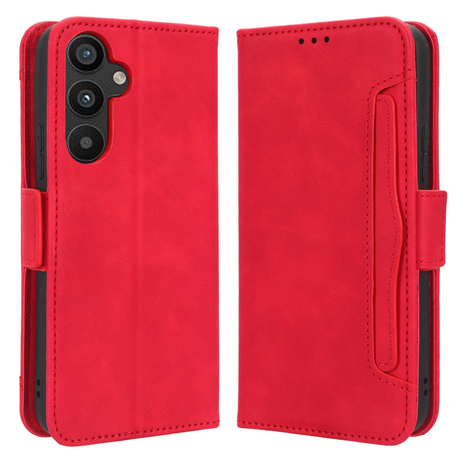 For Samsung Galaxy A34 5G Multiple Card Slots PU Leather Phone Case Drop-proof Magnetic Flip Cell Phone Cover Wallet Stand For Samsung Galaxy A34 5G Multiple Card Slots PU Leather Phone Case Drop-proof Magnetic Flip Cell Phone Cover Wallet Stand